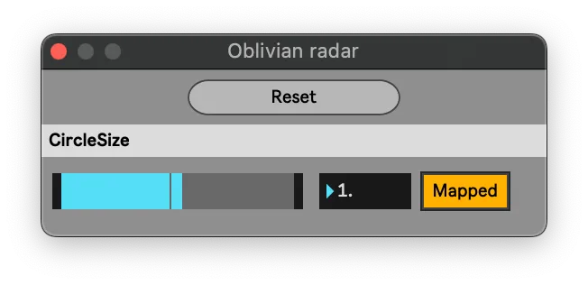 Configure window