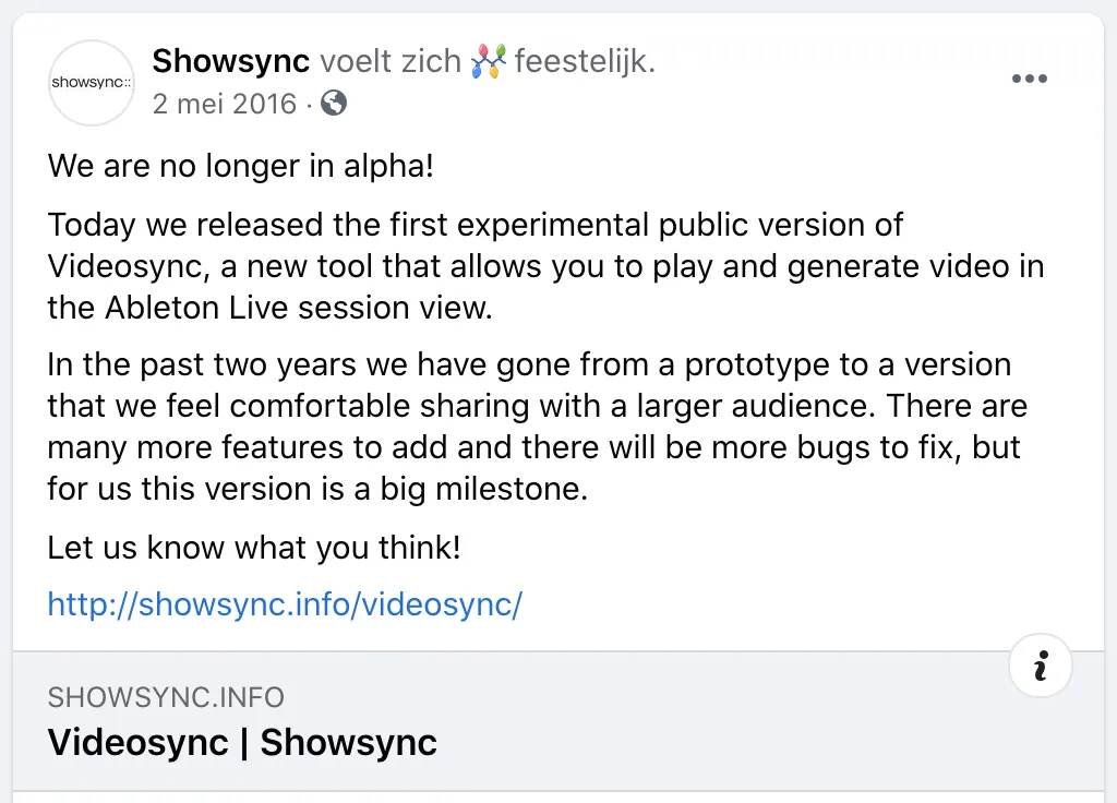 Facebook Post