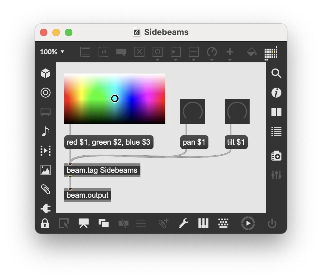 Sidebeams patch example